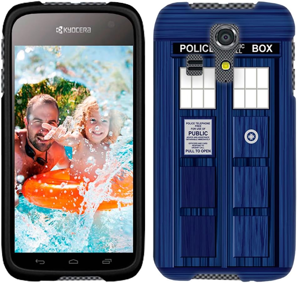Kyocera Hydro Vibe British Blue Police Box Phone Firm Case