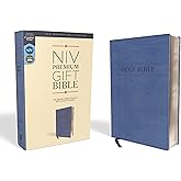 NIV, Premium Gift Bible, Leathersoft, Navy, Red Letter, Comfort Print: The Perfect Bible for Any Gift-Giving Occasion