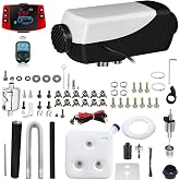 JEABONG Diesel Parking Heater,12V/8KW Diesel Air Heater,10L Fuel Tank and Muffler,smart LCD Display & Remote Control for RV,T
