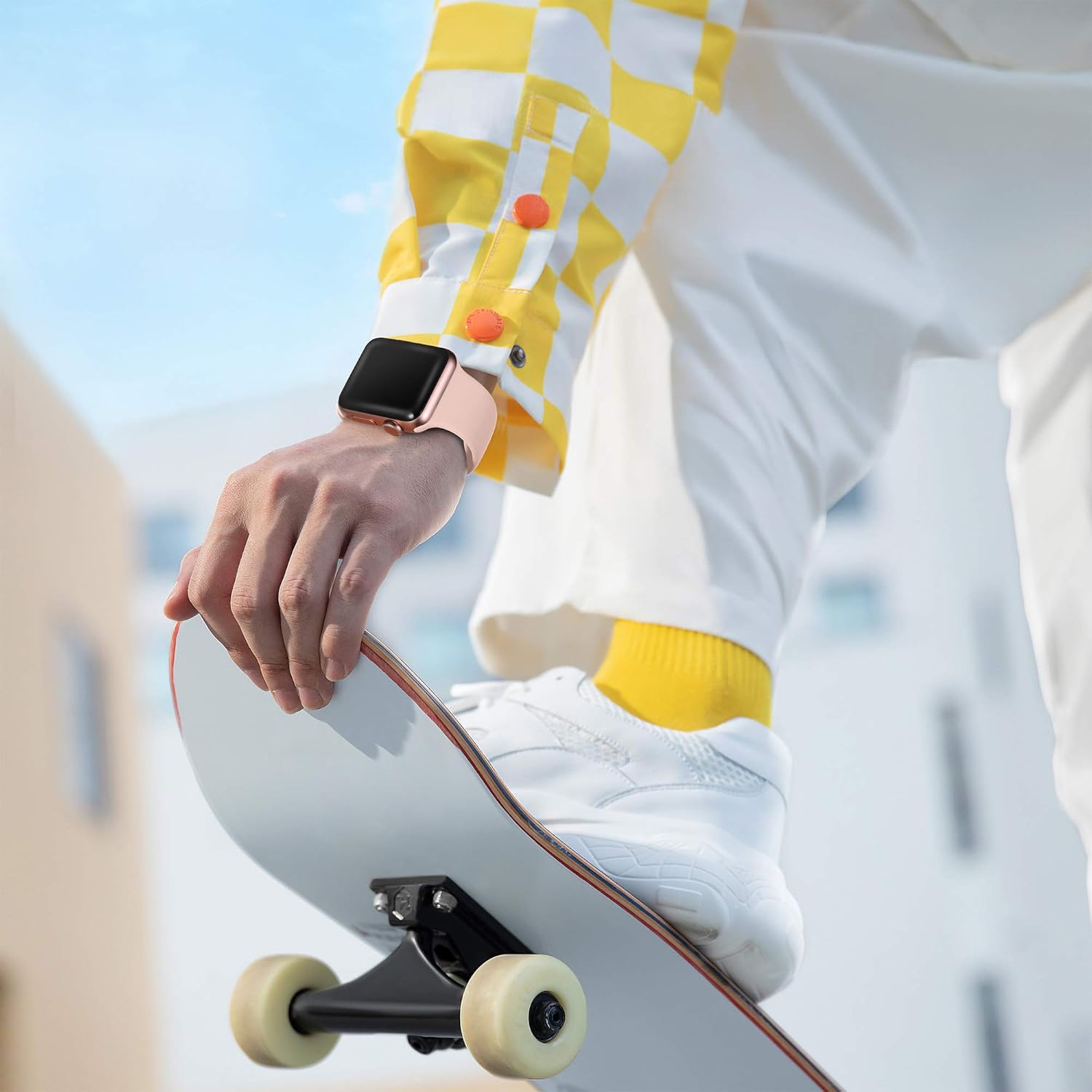 Epova Silicone Strap Compatible with Apple Watch Strap 40mm 38mm 41mm 42mm - Image 4