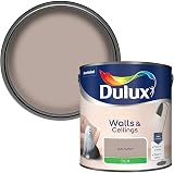 Dulux Silk Emulsion Paint Walls Ceilings Soft Truffle 2.5L 13m²/L