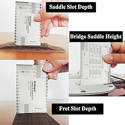 Baroque String Action Gauge Precise Guitar Ruler