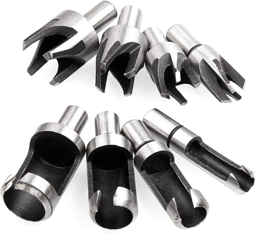 8 Pieces HSS Wood Plug Cutter Set, ASelected Tenon Cutter Drill Bits for Wood Set Trend Metric 6mm 10mm 13mm 16mm - Image 5