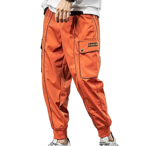 XYXIONGMAO Streetwear Hip Hop Cargo Joggers Pants for Men Casual