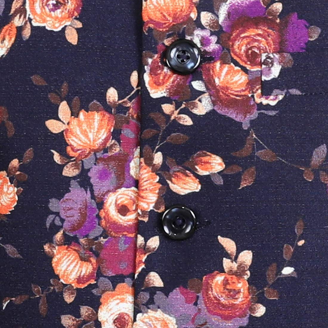 la rainbow casual silk blend printed nehru jacket for men/boys