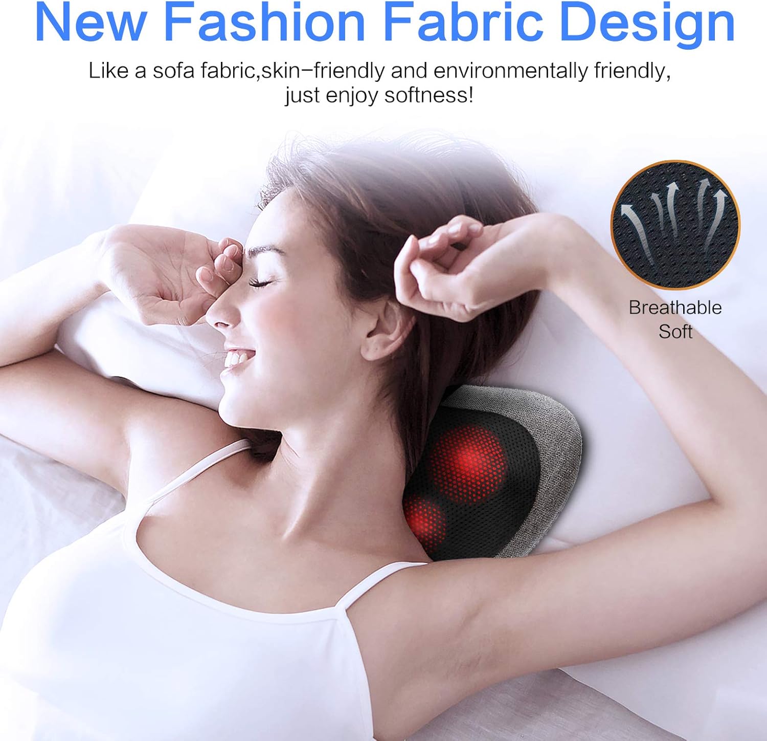 Papillon Back Massager with Heat,Shiatsu Back and Neck Massager with Deep Tissue Kneading,Electric Back Massage Pillow for Back,Neck,Shoulders,Legs, Foot,Body Muscle Pain Relief,Use at Home,Car,Office: Health & Personal Care