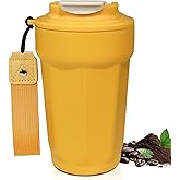 DITOSH Insulated Coffee Tumbler 15.2oz 450ml Travel Coffee Mug 316 Stainless Steel Direct Drink Opening Leakproof Lid Reusable Insulated Coffee Mug Hot and Cold Ideal Travel Mug for Coffee Lover