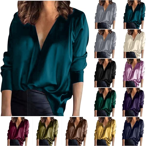 satin blouse canada
