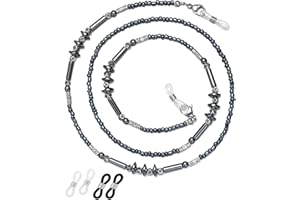 ERNAULO Glasses Chain for Women Eyeglass Chain Eye Glasses Holders Around Neck Beaded Eyeglass Chains for Women