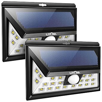 lampe solaire a 24 leds avec detecteur de mouvement