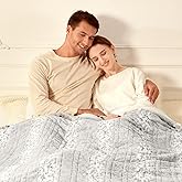 Bearhug Electric Blanket Heated Blanket Full Size 77"x 84" Warm Heating Blanket Gift Reversible Faux Fur & Sherpa 10 Heating Levels & 1-12H Auto Off, Machine Washable, Over-Heat Protect, ETL Certified