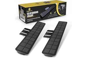 BRIGHTICONIC Solar Sign Lights Outdoors Wireless Real Estate Agent Sign Post Board Lighting Solar LED Signboard Lights Gifts For Real Estate Agents For Lease Coming Soon 2 PACK BLACK