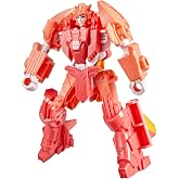 Transformers CYBERWORLD Elita-1 Cyber Changers 4-Inch Action Figure, Quick Change to Speedboat Mode, Robot Toys for Boys and Girls 6 and Up
