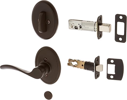 Schlage Lock Company F59chp613wkflh Oil Rubbed Bronze Champagne