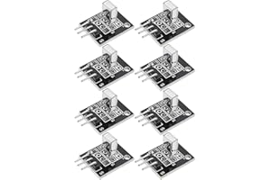 YELUFT 3pin KY-022 Universal IR Infrared Sensor Receiver Module TL1838 VS1838B 1838 Compatible for Arduino UNO R3 DIY Programming Smart Robot Car Starter Kit - 8PCS