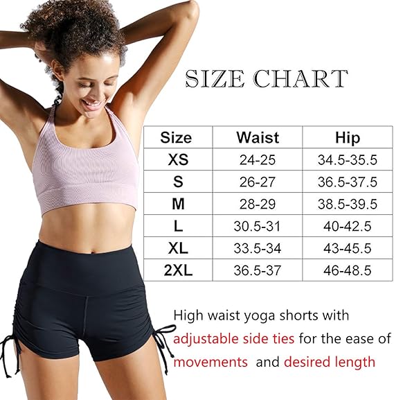 DILANNI Workout Shorts for Women High Waist Mini Running Yoga Short Gym Sports