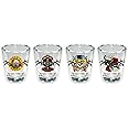 ICUP GUNS N' ROSES 4 Piece Shot Glass Set