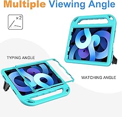 BMOUO Kids Case for iPad Air 5/4, Built-in Screen