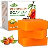 RYH 3 PCS Persimmon Soap Bar for Body Odor ControlβDeodorizing & Eliminating Body Odor for Old People Smell, Natural Deodorant Persimmon Bar Soap, Organic Body Wash Soap for Women & Men