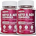 2 Pack Keto ACV Gummies Advanced Formula 1500MG Keto Gummies Apple Cider Vinegar Formulated with Pomegranate Beet Juice Powder B12 120 Gummys