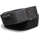 Arcade Men's Long Belt, Up to 50 Inch Waist, Stretch Webbing, Non-Metal Travel Friendly Buckle, Ski & Snowboard Belt