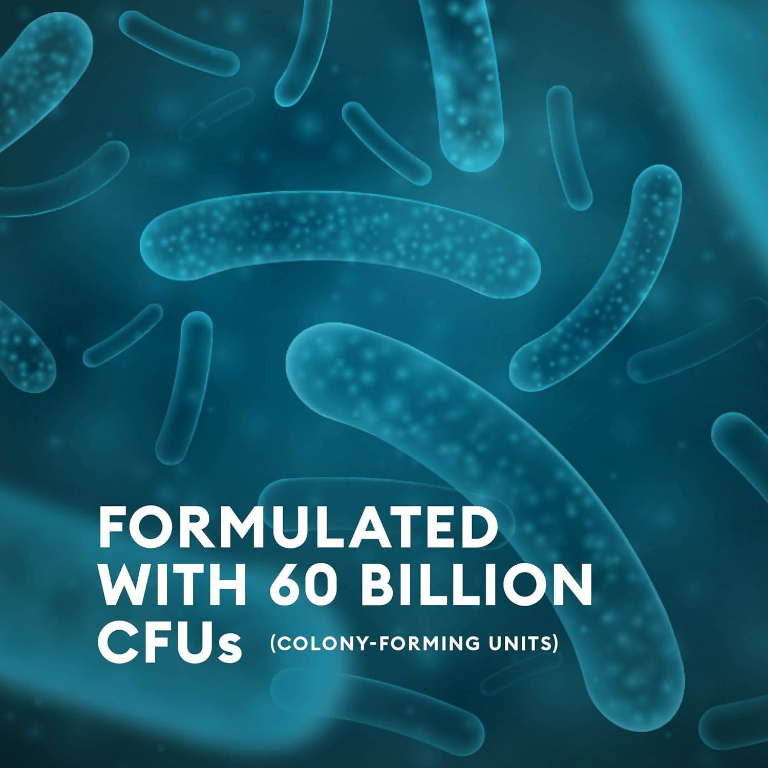 Probiotics 60 Billion CFU - Probiotics for Women, Probiotics for Men and Adults, Natural, Shelf Stable Probiotic Supplement with Organic Prebiotic, Acidophilus Probiotic: Health & Personal Care