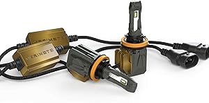 H11 / H9 / H8 Morimoto 2Stroke 3.0 LED Fog Light Bulbs with DRL Drivers, Plug and Play H11 Connector, Osram LED 5500K White, 2600 Lumens (qty 2 bulbs, LED1523 )