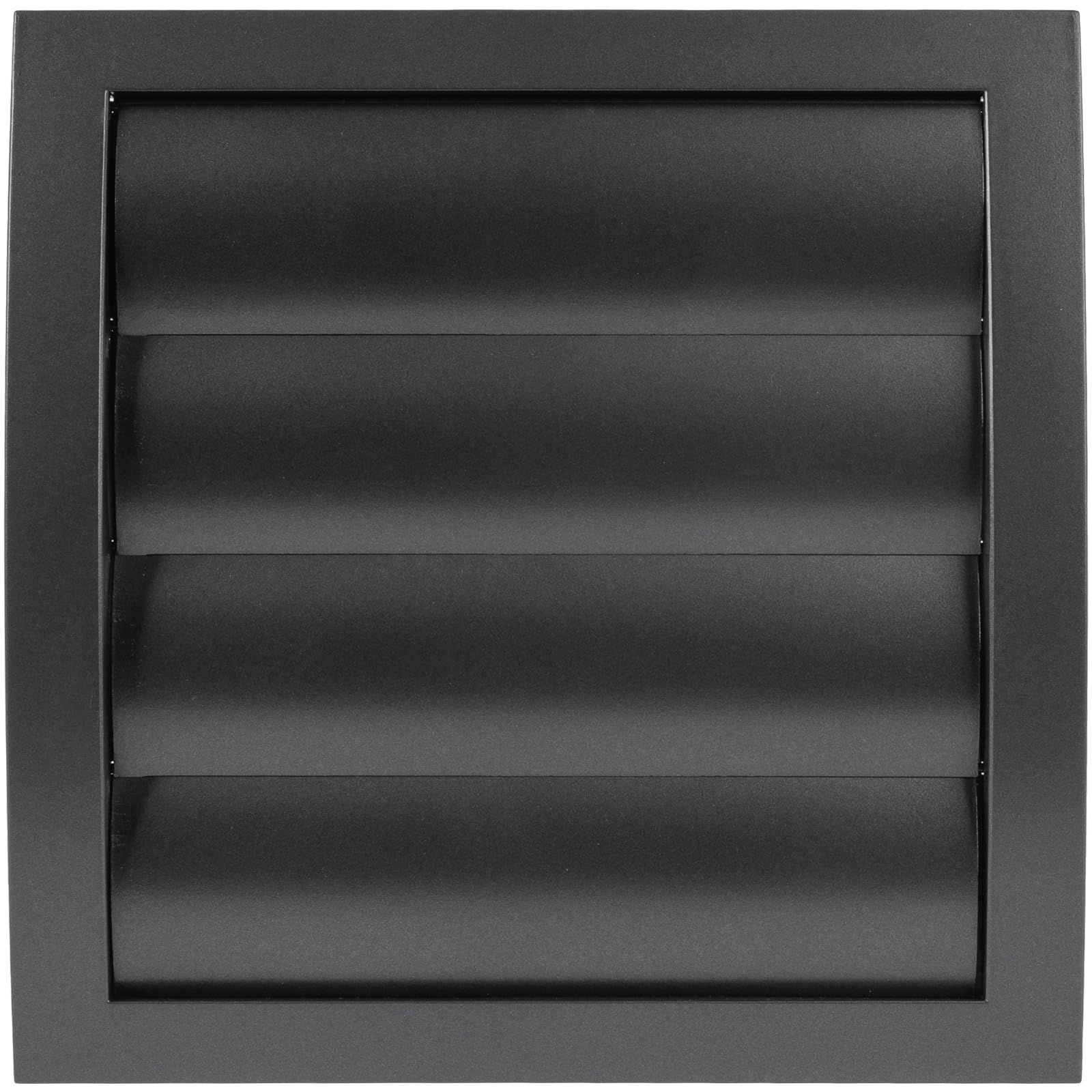 Vent Systems Ø150 mm / 6" Inch - Anthracite Air Vent Plastic Cover - Louvered Outdoor Ventilation Grille with Built-in Protective Mesh Screen HVAC for Home Improvement - Indoor & Outdoor Use — image 1