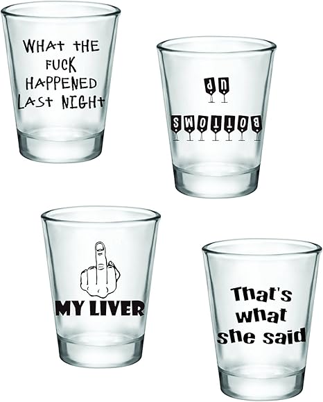 Gift Pack - Funny Shot Glasses - Set 