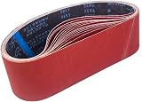 STE BRUAM Sanding Belt 100x915mm 15pc Set 80/120/150/240/400 Grits for Belt