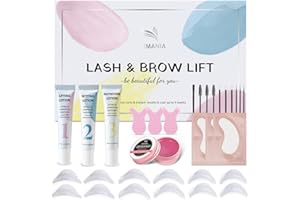 PERMANIA Korean Lash Lift Kit, Tube Design Easy to Apply Brow Lamination Kit for Natural Results Instant Lifting & Curling with Detailed Instruction