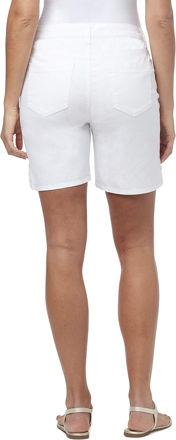 Bandolino Women's Amalia Classic High Rise 6" Jean Short at  Women’s Clothing store