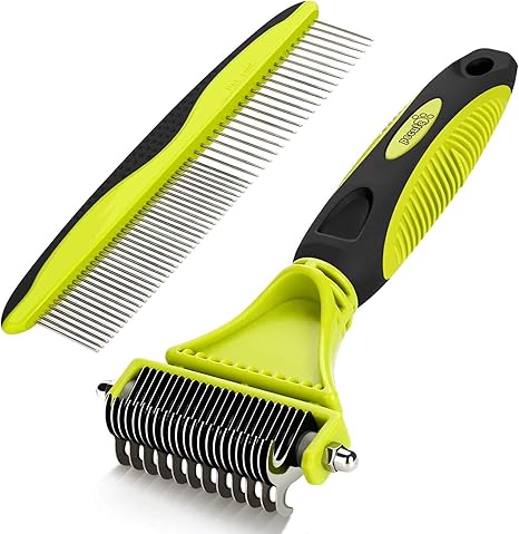 dog comb with blade