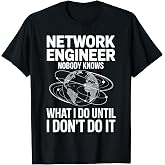 Funny Network Engineer Art for Men Women Cat5 Network Admin T-Shirt