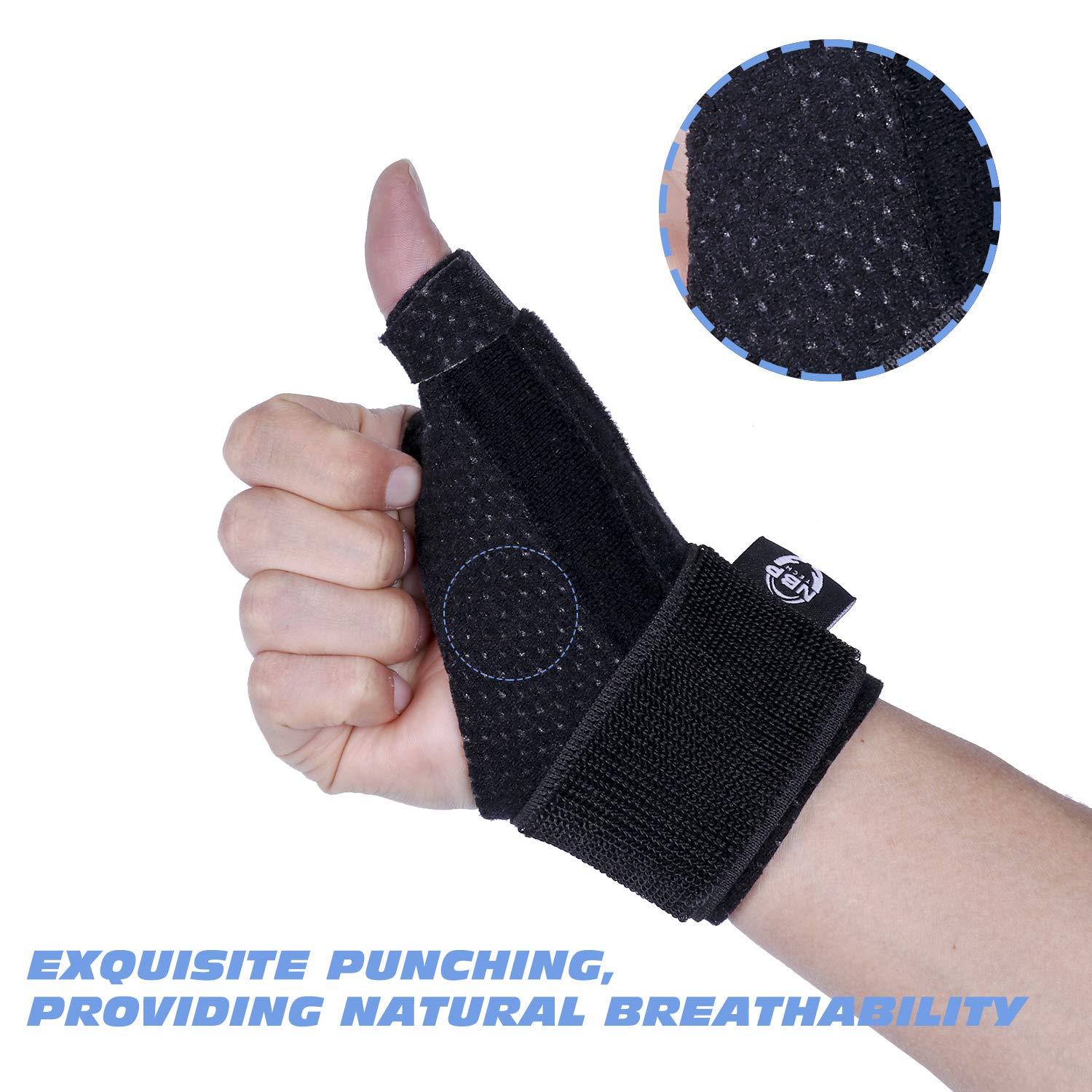 DR.welland Reversible Thumb & Wrist Stabilizer splint for BlackBerry Thumb, Trigger Finger, Pain Relief, Arthritis, Tendonitis, Sprained and Carpal Tunnel Supporting, Lightweight and Breathable: Industrial & Scientific
