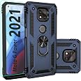 SKTGSLAMY for Moto G Power 2021 Case,with Screen Protector,[Military Grade] 16ft. Drop Tested Cover with Magnetic Kickstand C