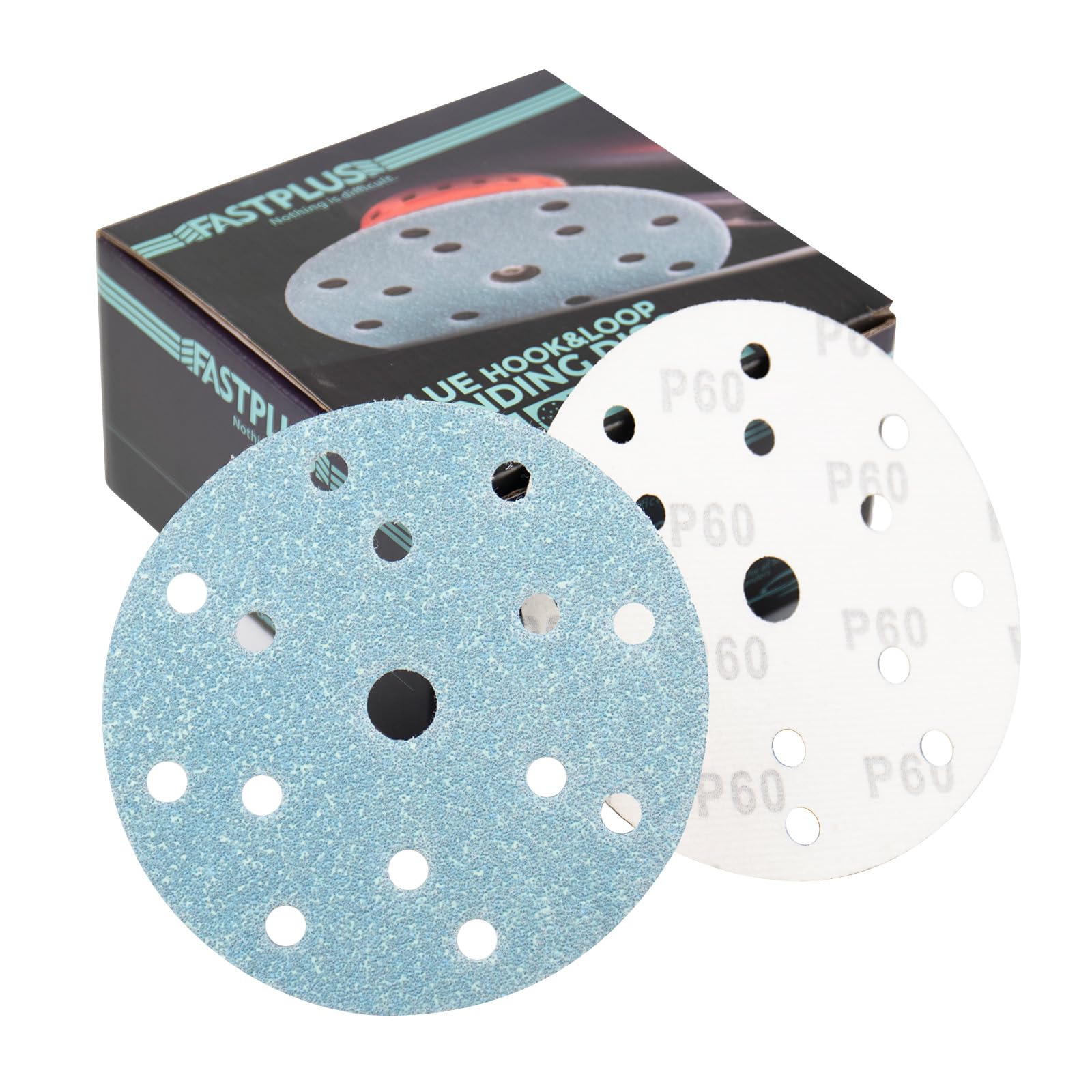 150mm Sanding Discs,6 Inch15 Holes Sanding Disc Pads, 600 Grit Hook and Loop Sanding disc for Wood Metal Car Sanding and Polishing,Orbital Sanding Discs(100Pcs）