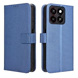 Elubugod Compatible with ZTE Blade A55 Leather Case