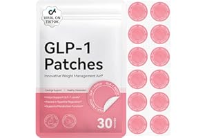 GLP-1 Patches with L Glutamine, Berberine & Pomegranate – Weight Management Patch (30 Patches)