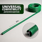 ZENO Reinforced Garden Hose Pipe 30M with Spray Nozzle Fittings view 7