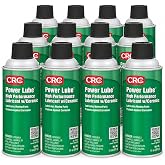 CRC Power Lube High Performance Industrial Lubricant Spray w/Ceramic 11 oz | High Performance Lubricant Enhanced with Extreme Pressure Additives, Moisture-Displacing, Corrosion Resistance