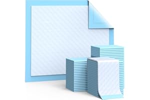 Powools Incontinence Bed Pads - 50 Count Disposable Underpads, Super Absorbent & Skin-Friendly Baby Changing Pads, Leak-Proof