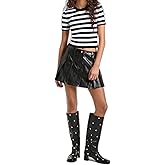 Michael Kors Womens Pleated Mini Skirt