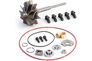 BENERAY Turbo 10 Blade Turbine Wheel Rebuild Kit fits for Ford for Powerstroke 6.0L Diesel GT3782VA Turbo 2005-2007
