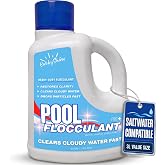 BubbyShine Pool Flocculant, Drop Out Flocculant for Pool, Pool Flock, 3 L | Pool Flocculant for Above Ground Pools, Pool Clarifier for Inground &amp; Above Ground Pools, Cloudy Pool Water Treatment