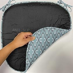 Ambesonne Turquoise Chair Seating Cushion Set of