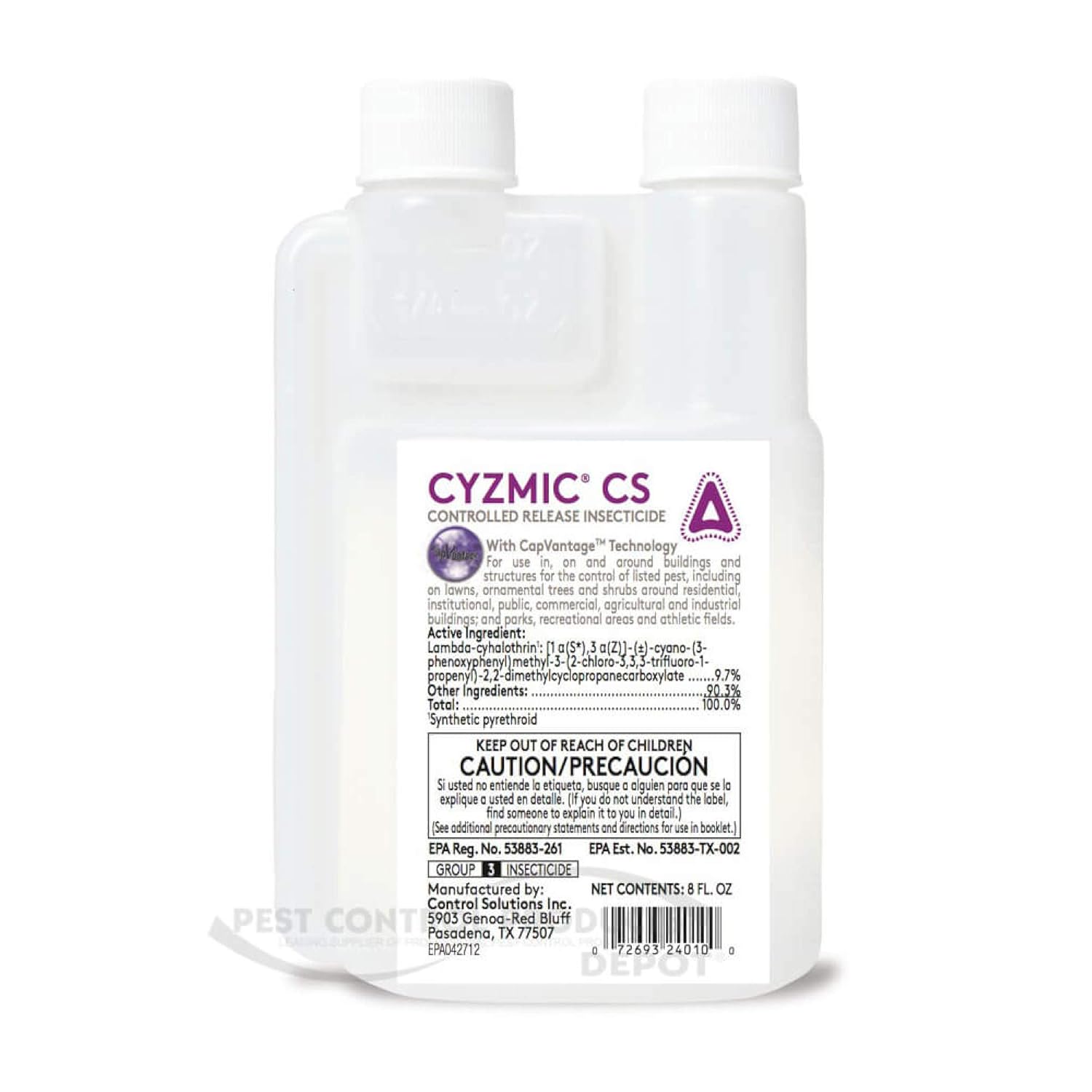 Control Solutions - 82002401 - Cyzmic CS - Controlled Release Insecticide - 8 oz