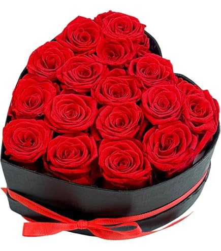 Amazon.com: 12 Flower Forever in Elegant Box, 100% Preserved Real