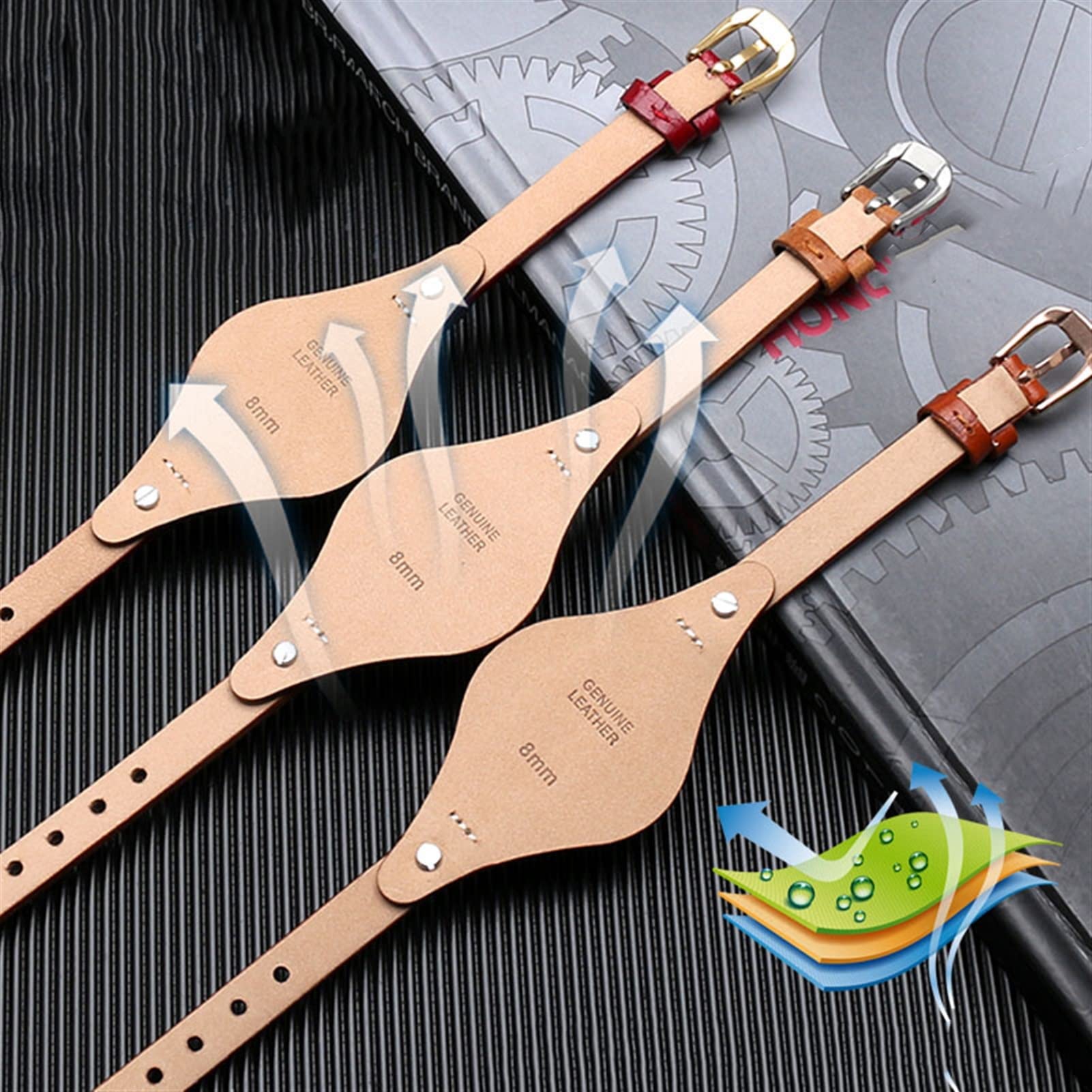 TRDYBSK Genuine Leather Watchbands For Fossil ES3077 ES2830 ES3262 ES3060 Stylish Women Watch Straps Small Bracelet