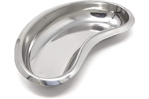 Kidney Bowl Tray Basin Dish for Surgical Use - Stainless Steel 6.5"